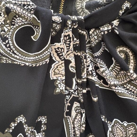 Liz Claiborne Cap Sleeve Tunic Size XXL Black & White EUC - Picture 6 of 8